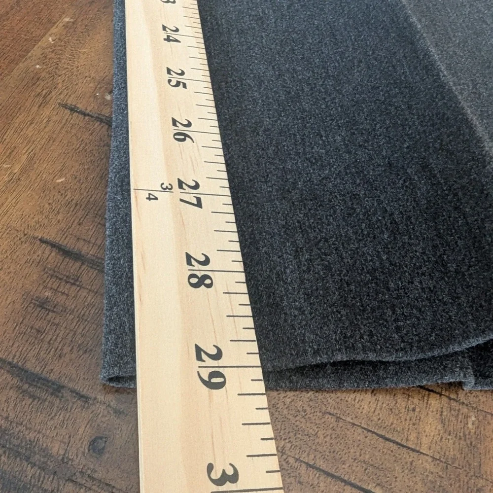 Vtg Banana Republic Dress Pants Mens 33L Charcoal Gray Flat Front Classic Prep‎